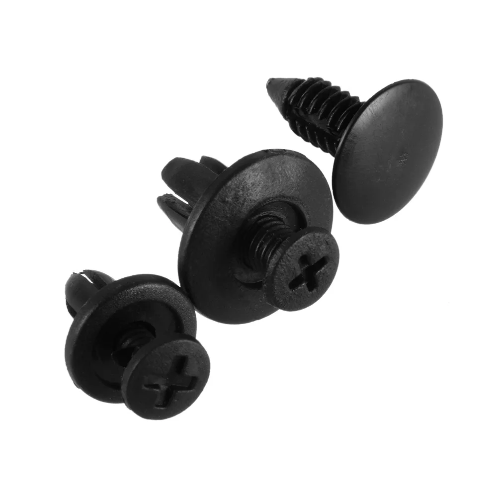 100 шт./лот смешанный Автомобильный Крепеж пластиковый зажим для крыла бампера