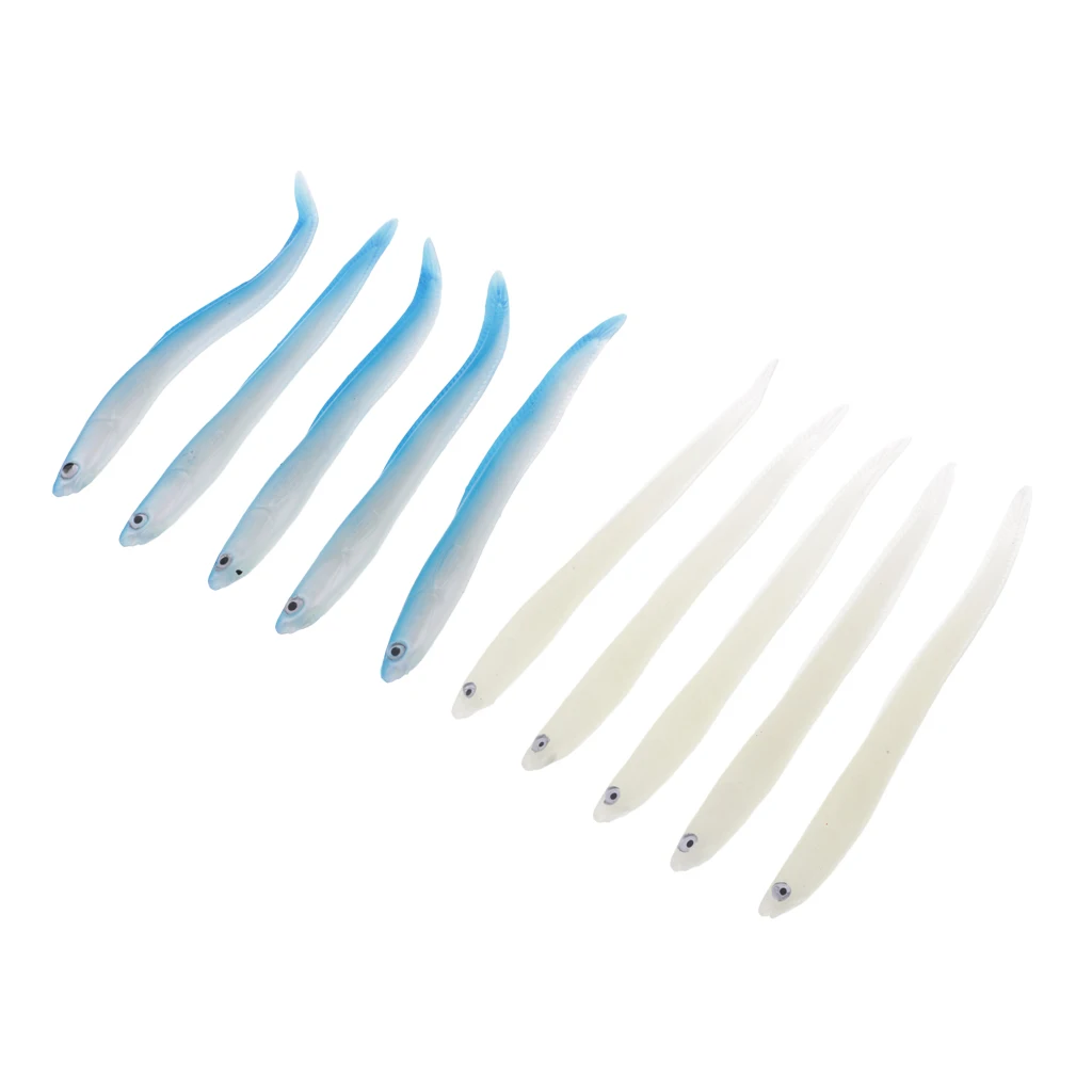 10 шт. искусственные 3D светящиеся рыболовные приманки для глаз в темноте мягкие