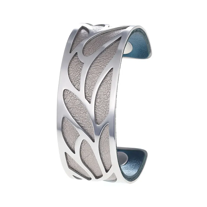 Кремо крученый браслет браслеты Femme Manchette Bijoux нержавеющая сталь Argent высокое качество элегантный браслет Pulseiras