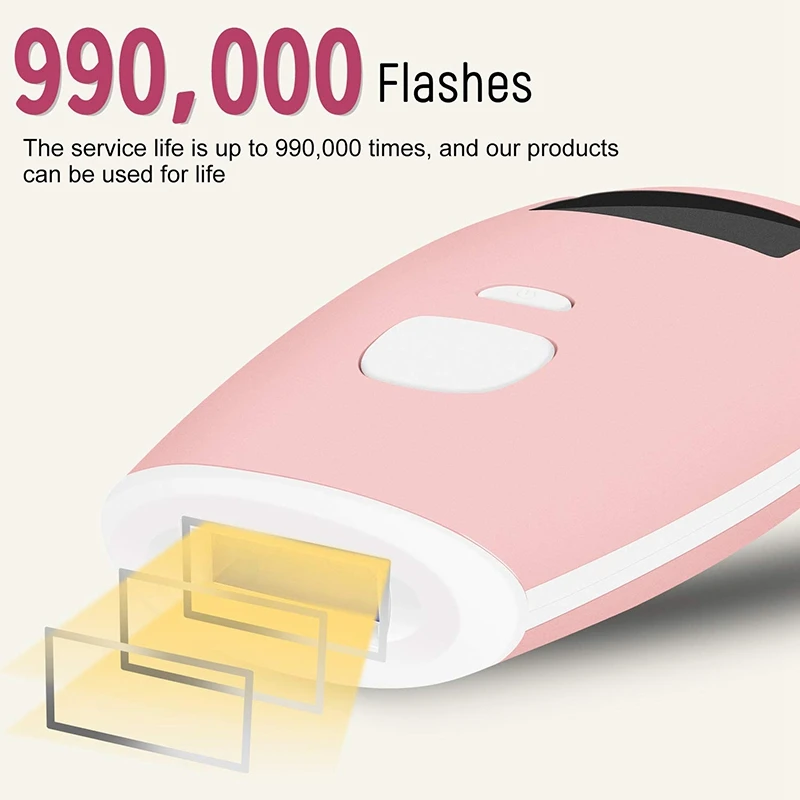 Эпилятор с 990000 вспышками фотоэпилятор IPL эффектом для перманентного удаления