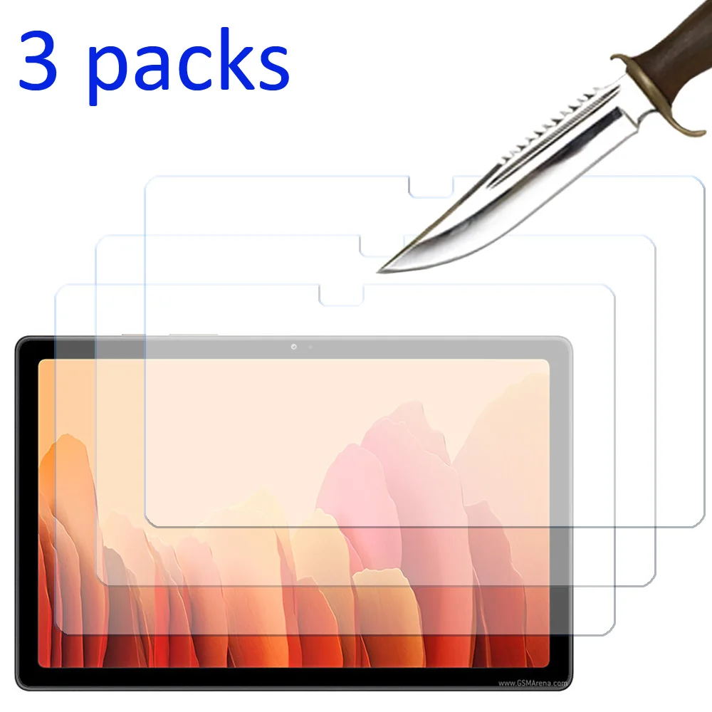 

3-packs tempered glass screen protector for Samsung galaxy tab A7 10.4 SM-T500 SM-T505 2020 A7 lite 8.7 protective film