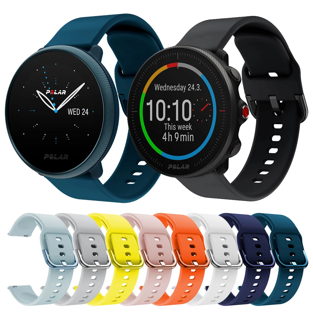 

Sport Silicone Replaceable Strap For POLAR IGNITE 2 band for POLAR Vantage M2 & Grix X Bracelet Watchbands Correa