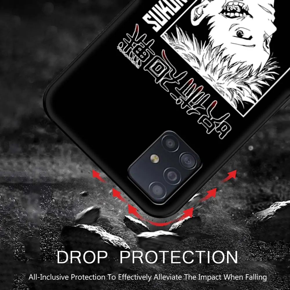 

Jujutsu Kaisen Anime Gojo Satoru Phone Case for Samsung Galaxy A51 A71 A50 A21s A31 A10 A20e A41 A70 A30 A11 A40 Silicone Cover