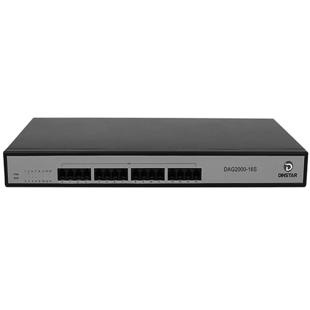 

Dinstar DAG2000-16S FXS аналоговый шлюз VoIP