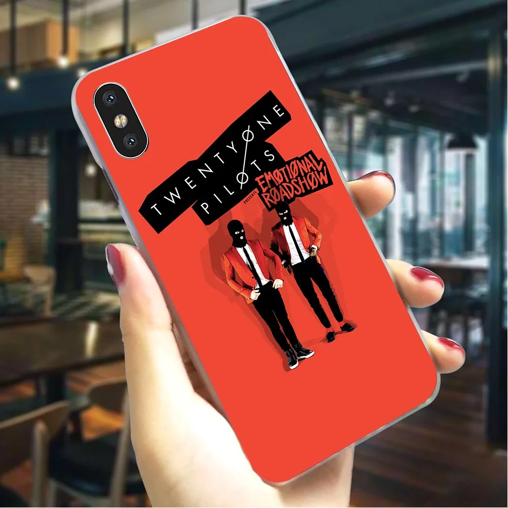 K2525504 Гибридный чехол для телефона Twenty One Pilots чехол для iPhone 6 5 5S SE 6 S/6 6S Plus 7 8/7 8 Plus X XS XR Xs Max - Цвет: K2525504