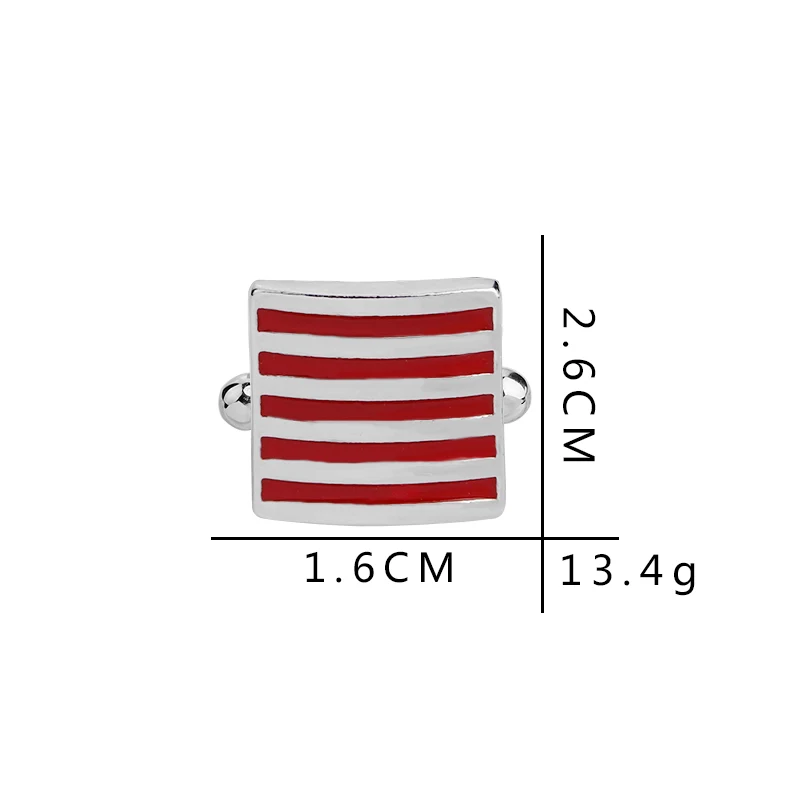 Эмаль высокого качества Квадратные полосы Золото Серебро Черный Цветочные