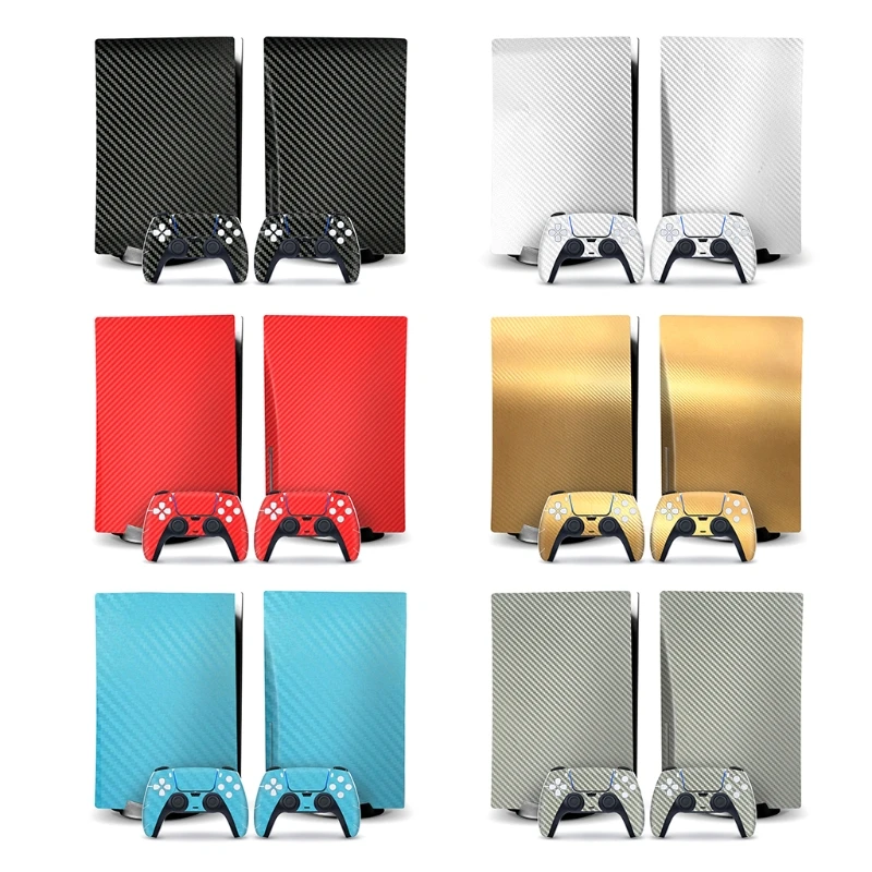 

Handle Sticker For PS5 Console Game Console Whole Body Sticker For PS5 Digital Version Film Protection Sticker K3NB