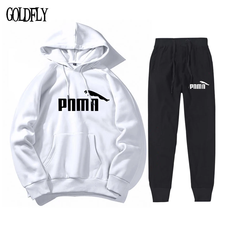 

Autumn Tracksuit Woman Zipper Patchwork Hoodie+Pants Set Long Sleeve Sweatshirts and Trousers 2 Piece Outfits Winter Clothing