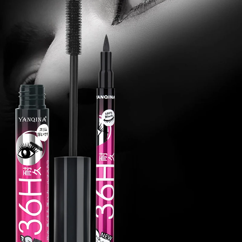 2021 Женская тушь для ресниц комплект подводки глаз Водонепроницаемая долговечная
