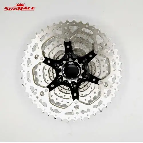 SunRace CSMX3 CSMS3 10 Speed 11-46T Cassette Bike Freewheel Sprocket Mountain Bicycle Black Sliver Parts 10-speed |