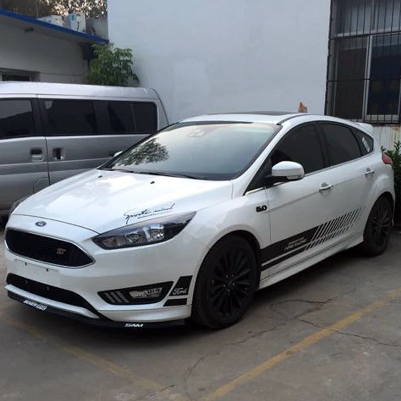 

Sport Stripes Car Stickers For Ford 2013-2018 Focus car Both side body sport auto stickers