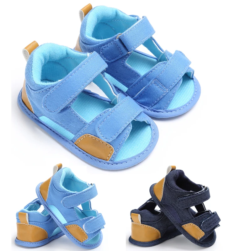 

Pudcoco Sandals Summer Shoes Unisex Soft Leather Baby With Non-Slip For Boy and Girls Casual Fashion Kids Clogs