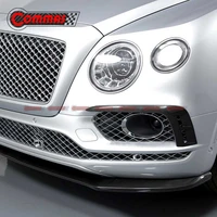 cssyl best brand carbon fiber front bumper splitters canards for bentley bentayga w12 limited edition front bumper air vents