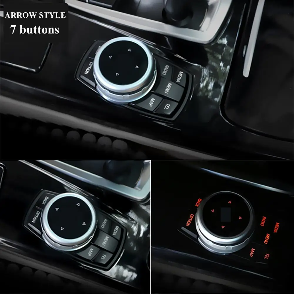 Распродажа скульптурный логотип подсветки для BMW F10 F20 F30 iDrive черная накладка на