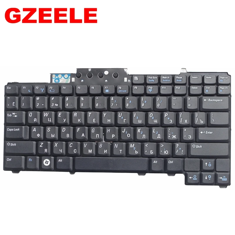 RU черная новая клавиатура для ноутбука DELL D620 D630 D631 D820 M65 D830 PP18L без указания на русском языке
