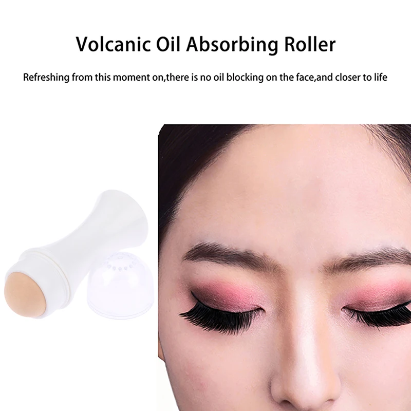 Natural Volcanic Roller Oil Control Rolling Stone Matte Makeup Face Skin Care Tool Facial Cleaning Absorption On Ball |