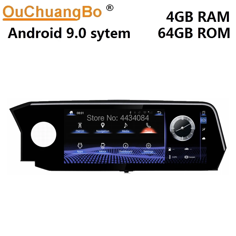 Ouchuangbo HD экран Автомобильный навигатор gps радио для Lexus ES ES200 ES300h ES260 XV70 Поддержка 8