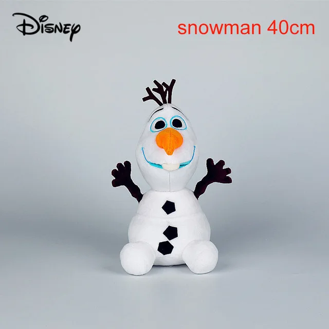 olf snowman 40cm Белоснежка Принцесса игрушка фигурки Рождественская игрушка подарок Дисней оригинальная Принцесса Золушка фигурка модель игрушки для девочек на день рождения - Цвет: olf snowman 40cm