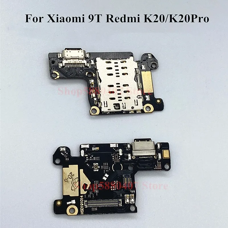 

Новый USB-разъем для платы зарядного устройства для Xiaomi 9T Redmi K20 K20Pro USB-порт для зарядки док-станция с SD/SIM-кардридером и гибким кабелем