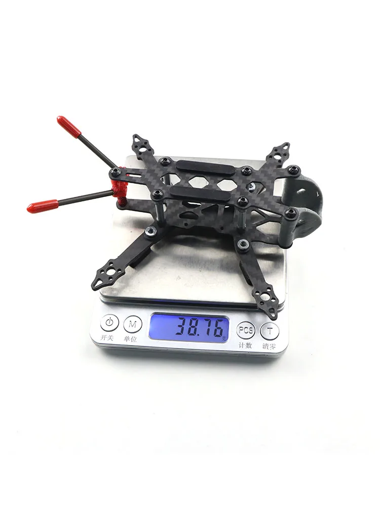 

ROMA LR2 123mm Carbon Fiber UltraLight FPV Frame Kits for RC FPV Racing Freestyle 2inch Micro Long Range Drone Replacement Parts