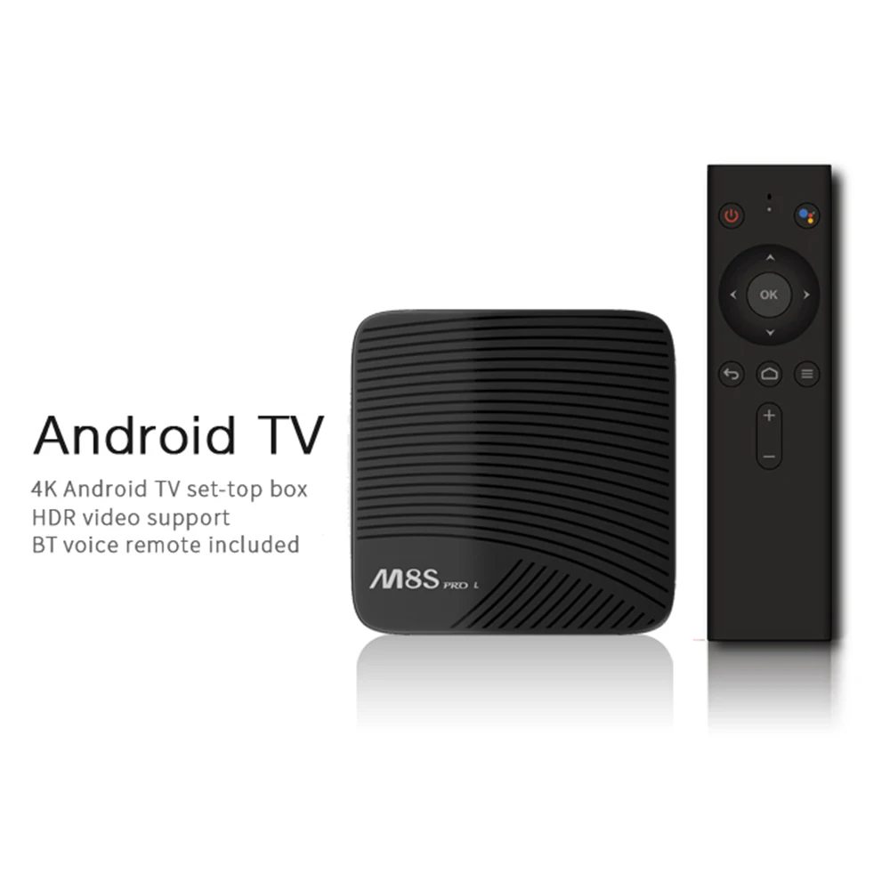 ТВ приставка MECOOL M8S PRO L A Smart на базе Android 7 1 Восьмиядерный процессор Amlogic S912 64 бит 3