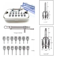 1set dental implant restoration tool kit screwdriver torque wrench repair instrument dentistry laboratory equipment dentist oral