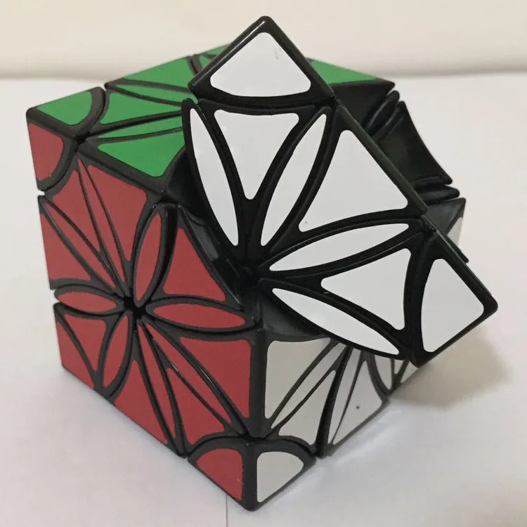 Cubo m&aacute;gico de p&eacute;talos azules, flor m&aacute;gica negra, nuevo cubo m&aacute;gico de juguete suave, cubo m&aacute;gico de forma especial, 2017-2