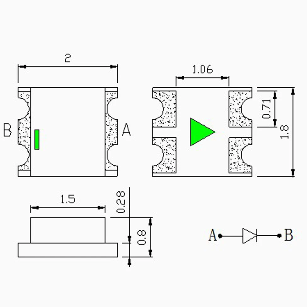 Evemodel 20 шт проблесковый предварительно припаянный micro litz проводник SMD светодиодная вспышка 0805 красочный TF0805RGB модель железной дороги строительный комплект