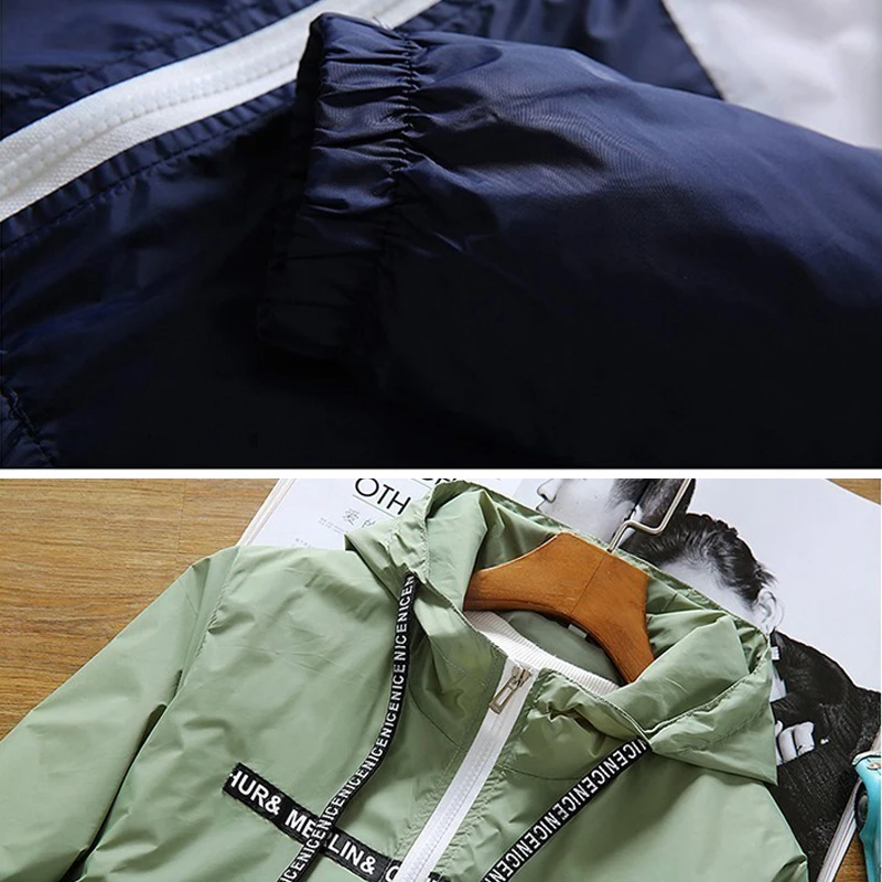2019 Новое поступление ветровка мужская повседневная демисезонная легкая куртка с