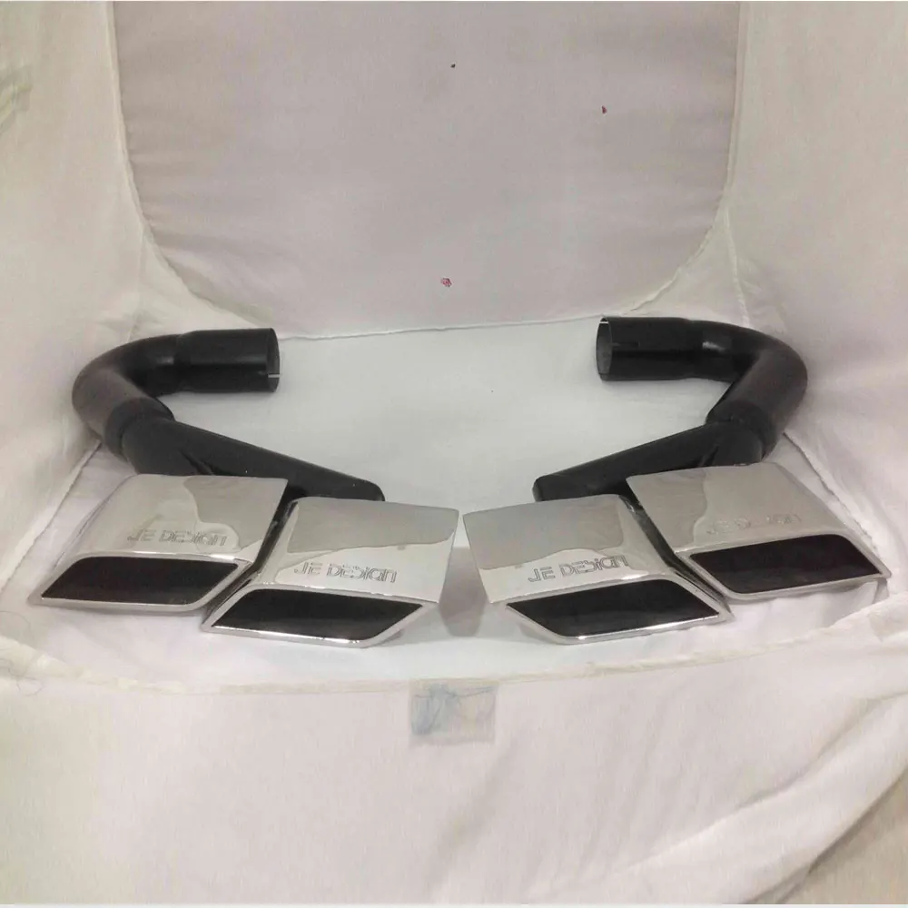 

Car Accessories Stainless Steel For Audi All Cars Universal Tail throat of automobile exhaust pipe Muffler exhaust system