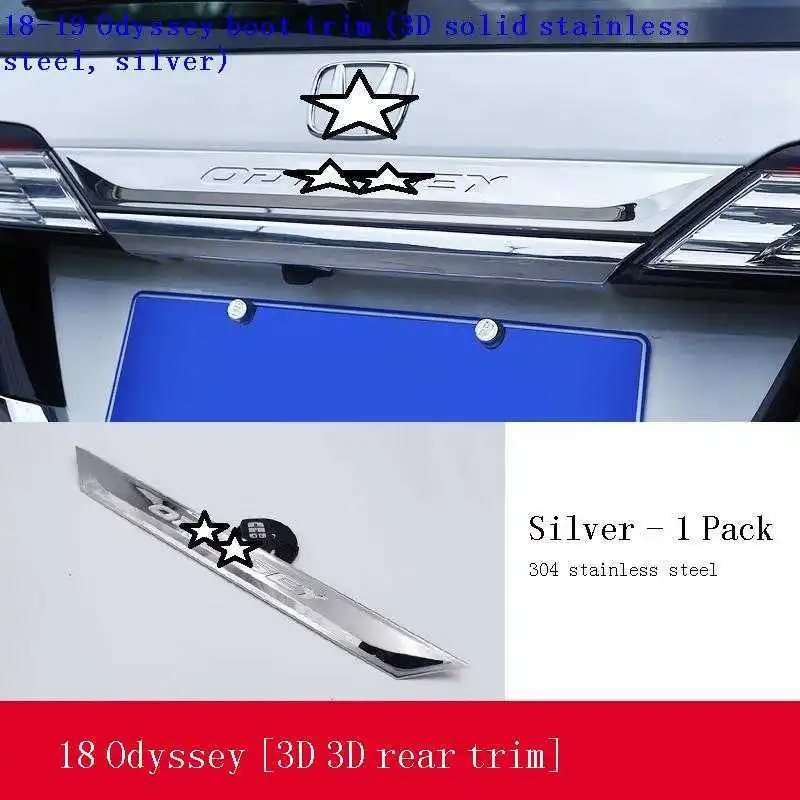 

Accessoires Voiture Araba Aksesuar Accessori Auto Exterior Decoration Accessories Car Sticker Trunk 2018 2019 FOR Honda Odyssey
