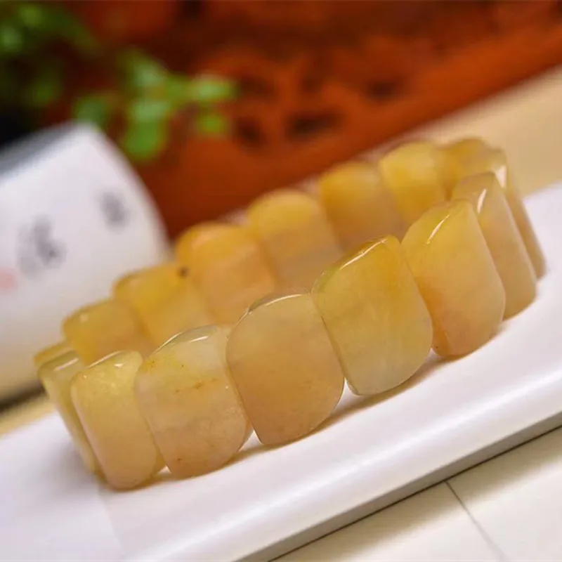 Браслеты из натурального хрусталя браслет со старым топазом для женщин и мужчин