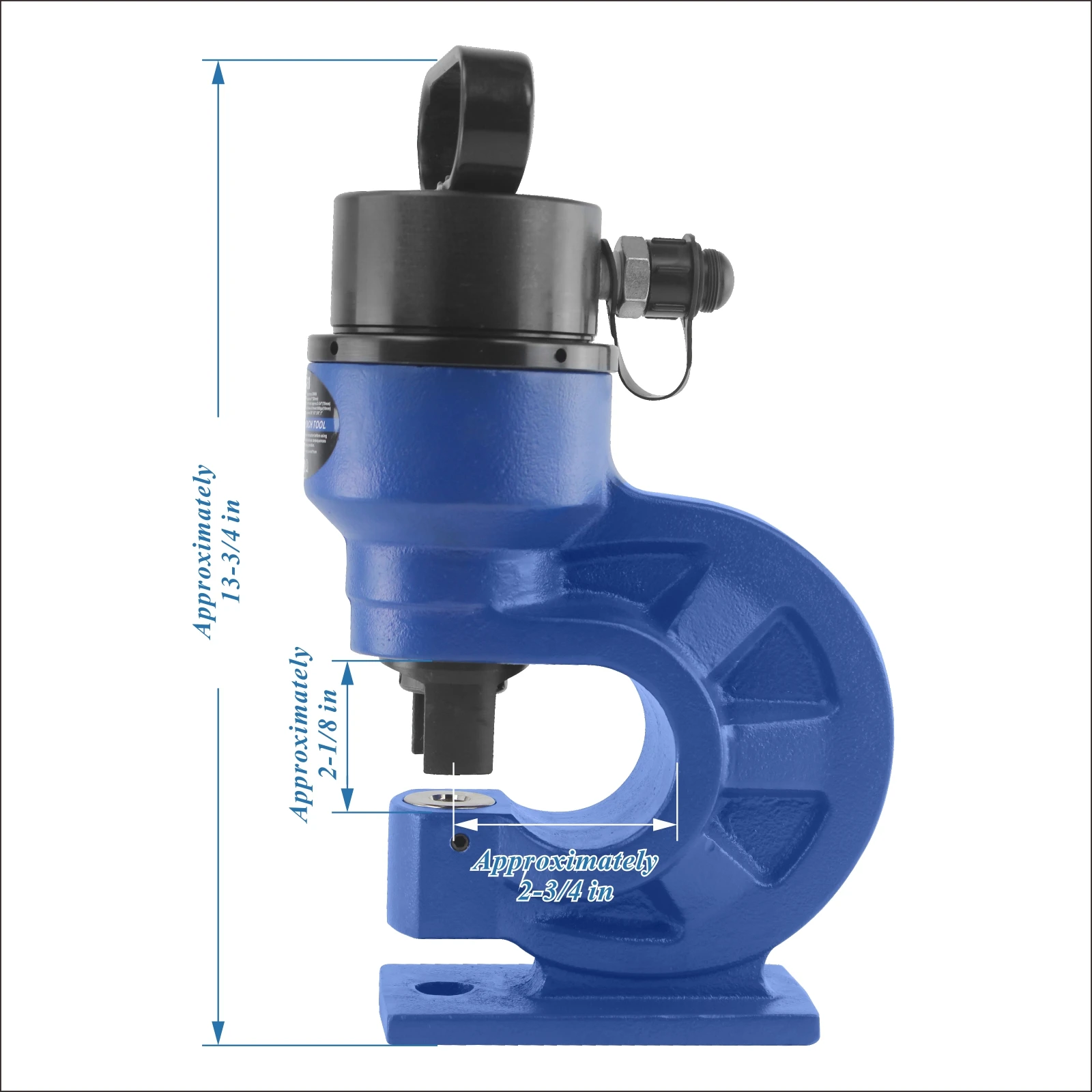 CH 60 Hydraulic Hole Punching Tool 31T Hole Digger Force Puncher Smooth