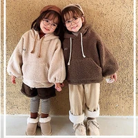 girls hoodies sweatshirts kids underwear 2021 cute plus velvet thicken winter autumn jacket cotton outdoor childrens clothing