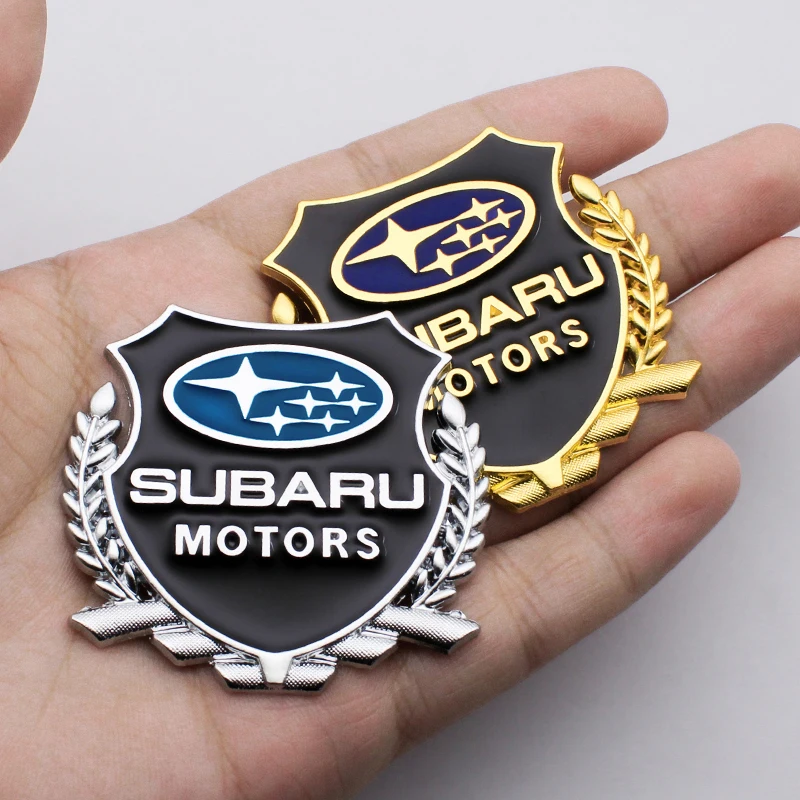 Металлическая Автомобильная 3D наклейка эмблема значок на чехол для Subaru forester 2009