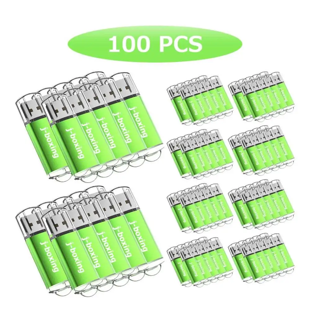 USB флеш накопитель J Box 100 шт. 8 ГБ прямоугольник 16 карта памяти для ПК ноутбука