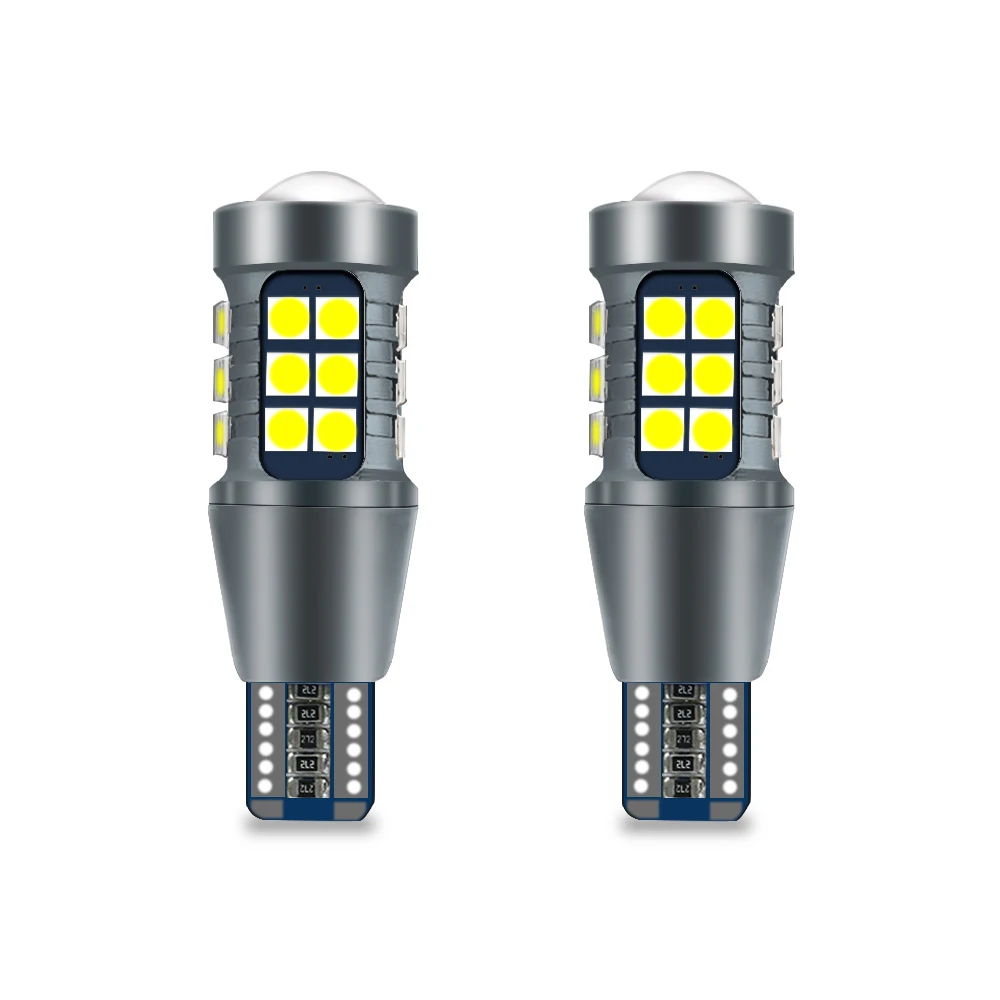 2 шт. T15 W16W P21W BA15S BAY15D W21W WY21W светодиодные под шину CANBUS для автомобиля лампы 3030