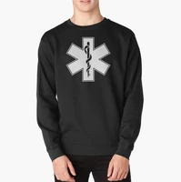 star of life emt ems men pullover hoodie full casual autumn and winter daily oversized sweatshirt size s 2xl
