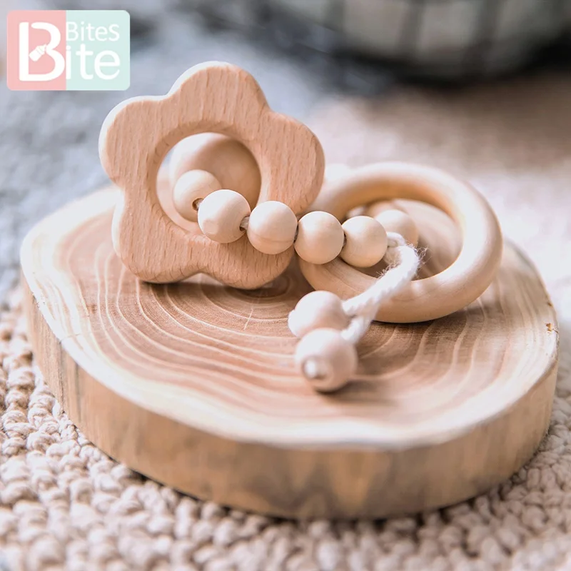Детский деревянный Прорезыватель для зубов 1 шт. браслеты кормления кулон в виде