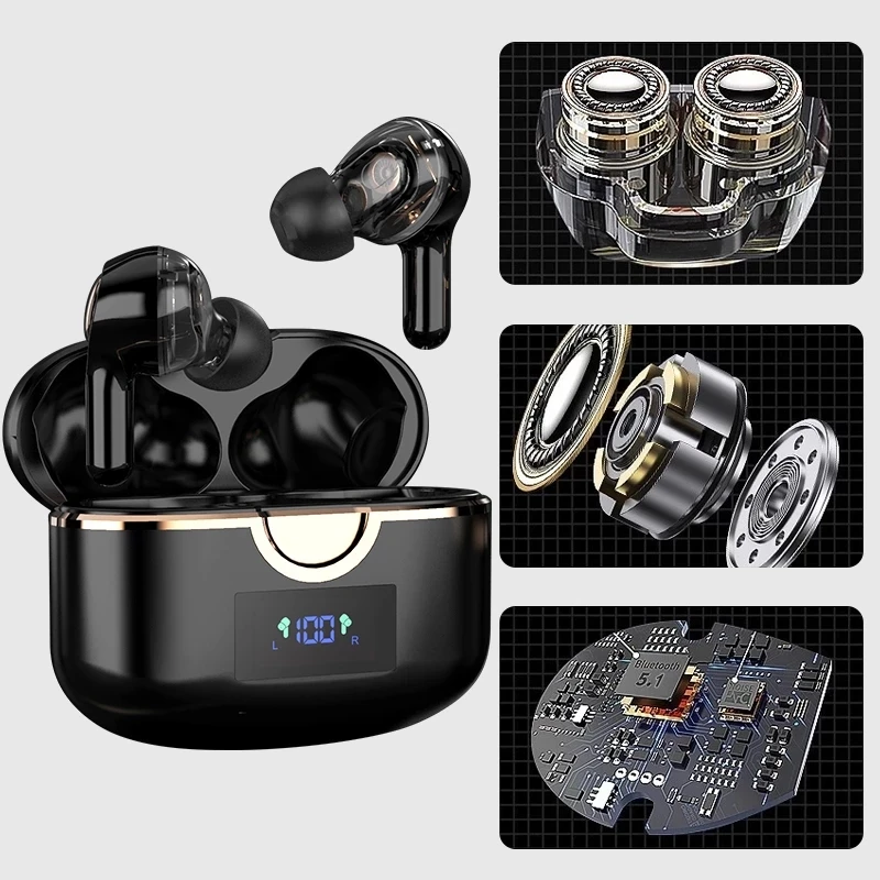 TWS наушники с микрофоном и поддержкой Bluetooth|Наушники гарнитуры| |