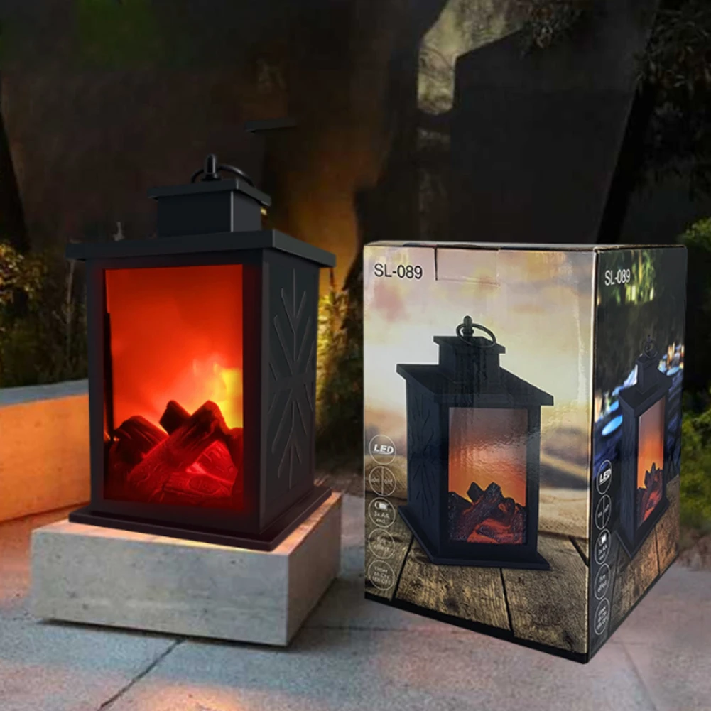 

LED Creative Home Fireplace Light Flame Lamp Modeling Lamp Nordic Style Decorative Table Lamp Light Christmas Crafts Ornaments