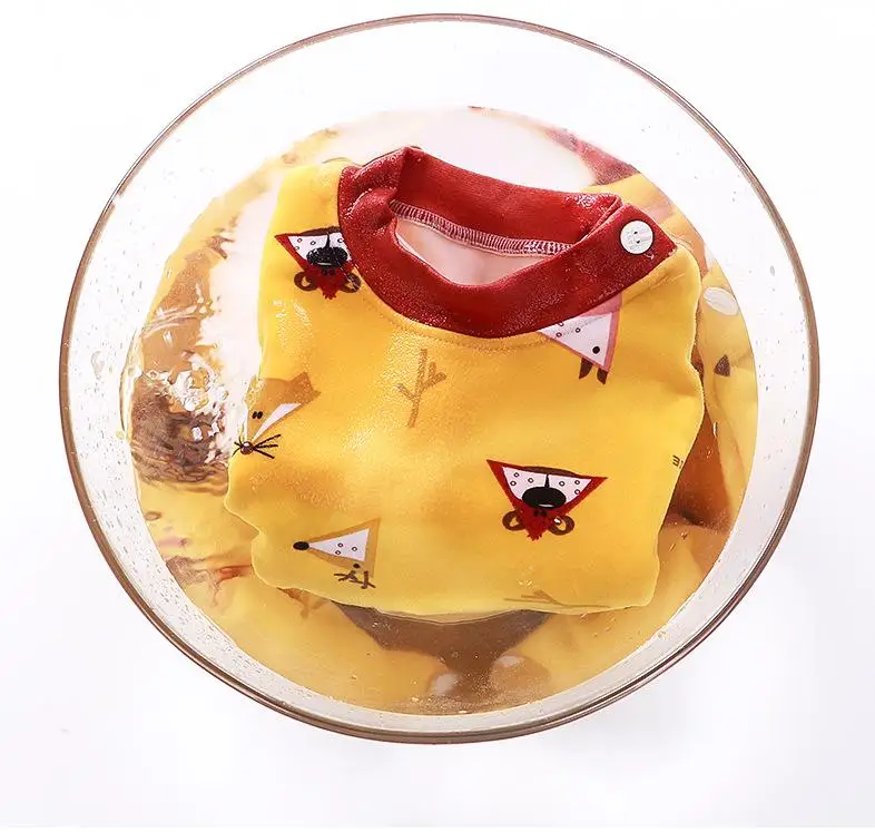 Детский зимний комплект термобелья новый продукт бархатная одежда с рисунком