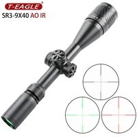 t eagle tactical rifle scope for hunting spotting optical riflescope collimator air gun pcp sight sr3 9x40aoir