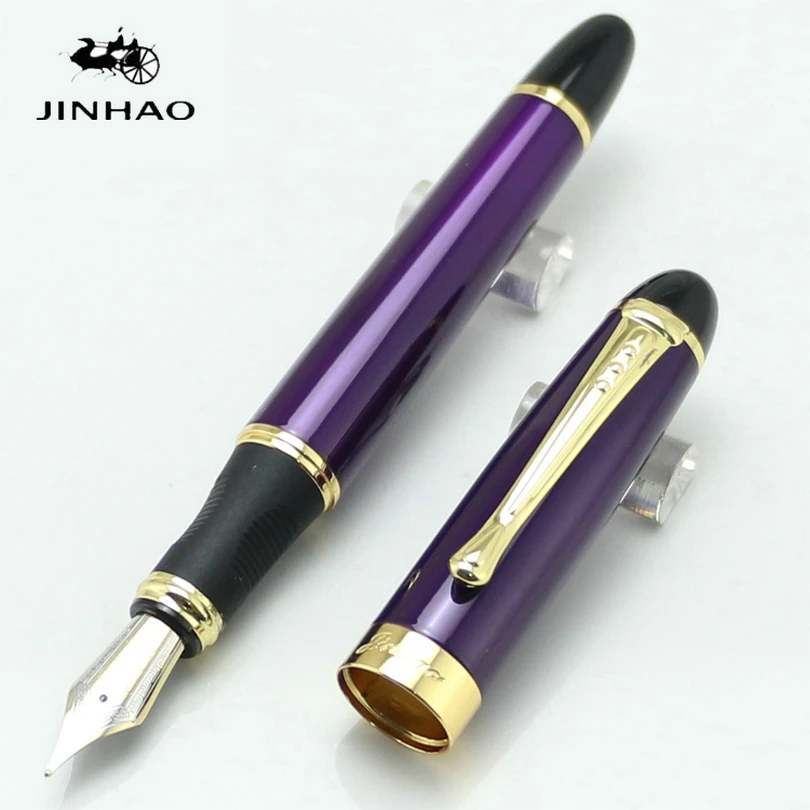 JINHAO X450 Высокое качество Средний чернильный картридж стальной фиолетовый