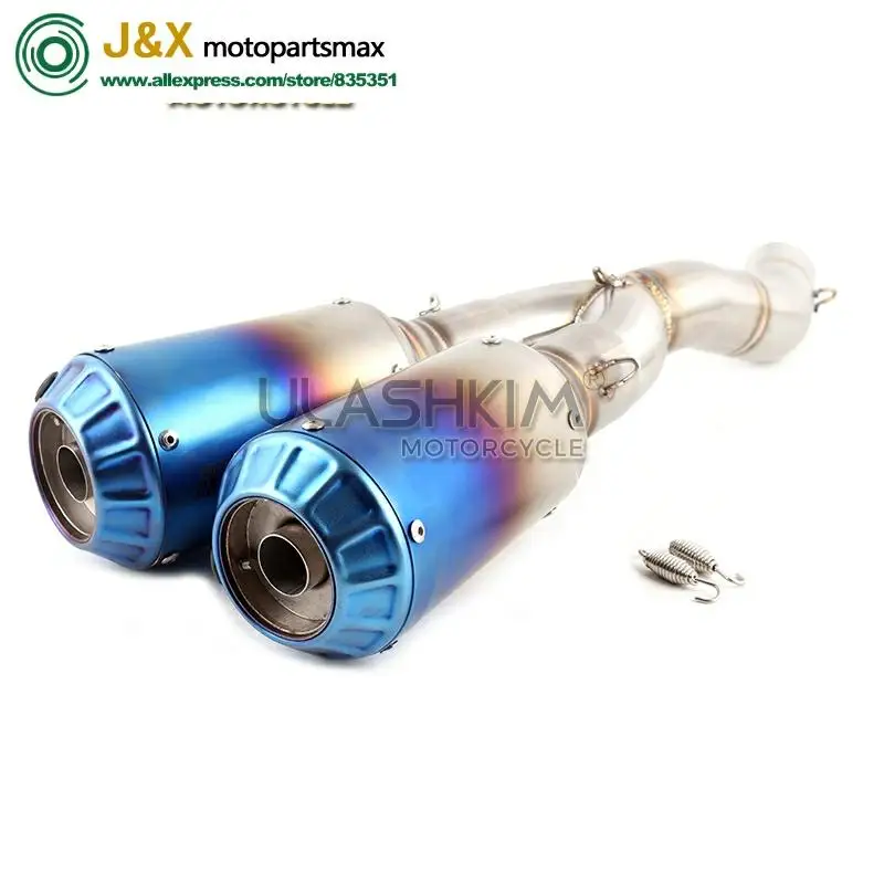 SCRAMBLER Motorcycle Slip On Exhaust full system middle pipe Muffler for DUCATI | Автомобили и мотоциклы