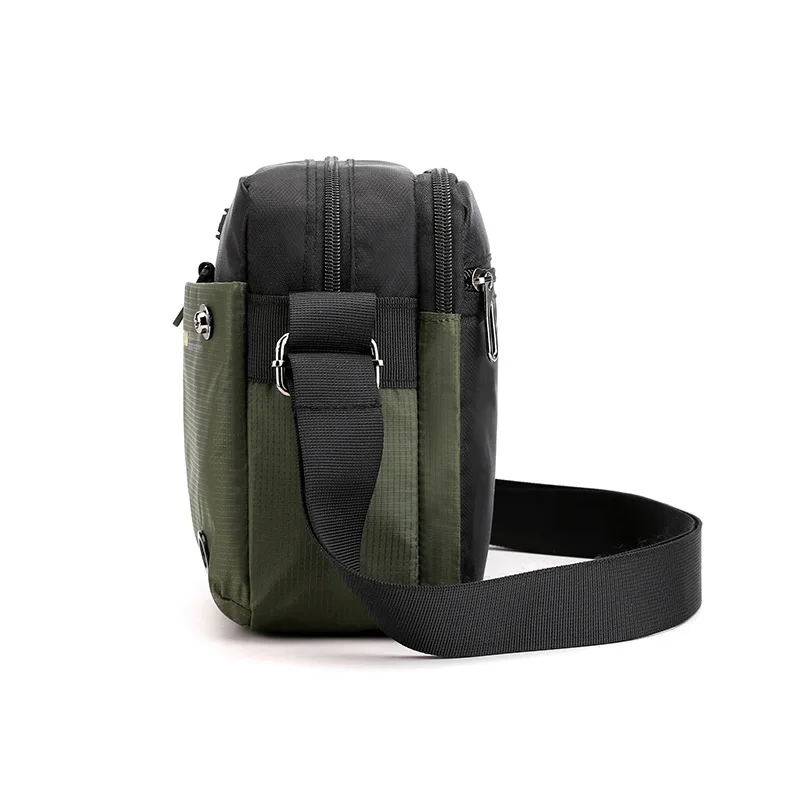Scione Nylon Shoulder Bags Men Casual Travel Waterproof Single Bag men Sling Cross Body Messenger Male iPad |