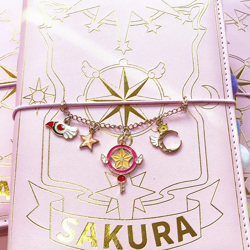 3 вида стилей Card Captor Sakura аниме действие напечатанный рисунок Бумага Настольная книга волшебный блокнот Прекрасная Луна Звезда Дневник Книга Канцелярский набор