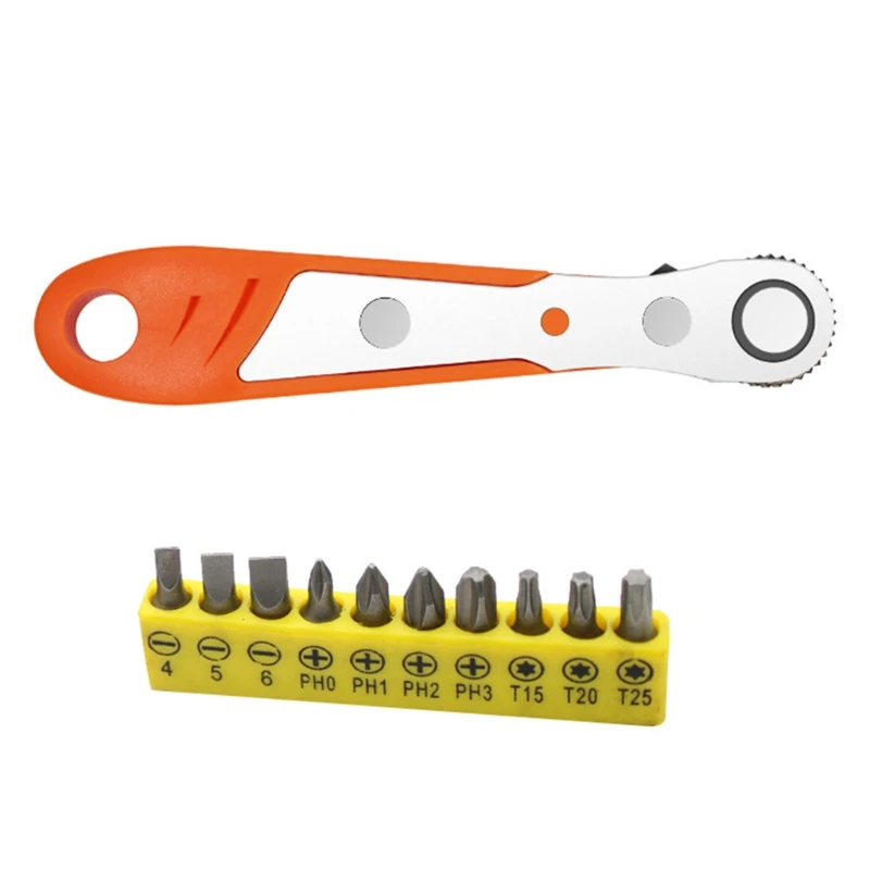 

Mini Magnetic Ratchet Wrench 1/4"(6.35mm) Hexagon Torx Bidirectional Control F3MB