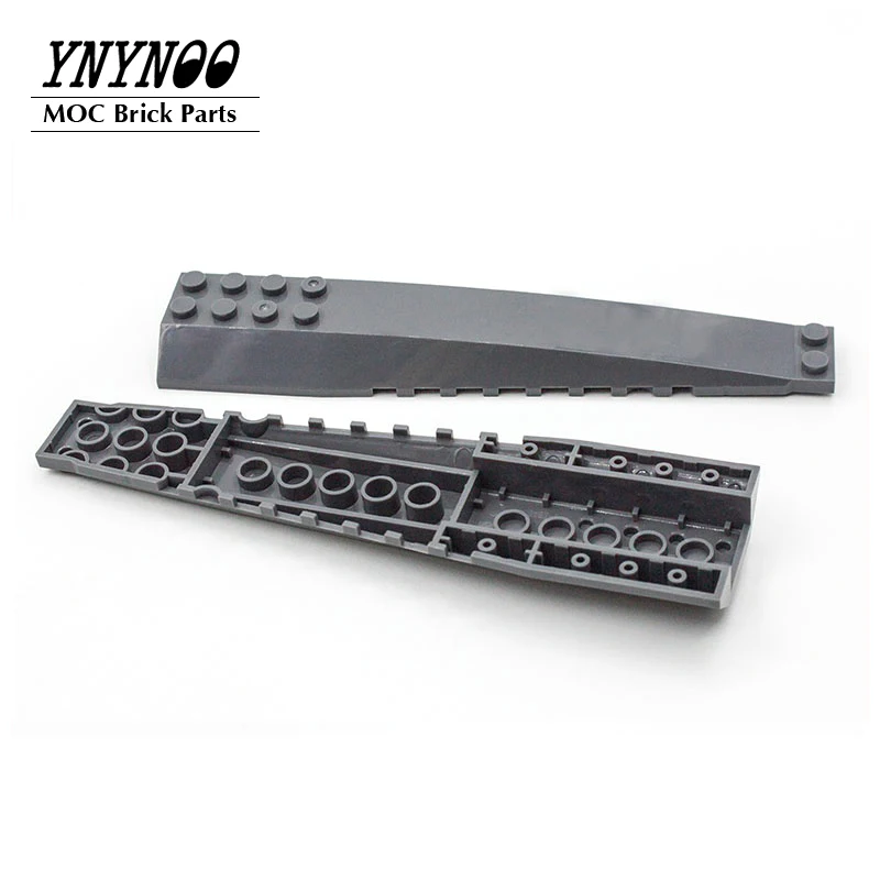 Фото 4 шт./лот кирпичи на танкетке 45301 изогнутые 16x4 тройные подходят для MOC 89680 строительные блоки кирпичи детали DIY игрушки для детей подарок №2