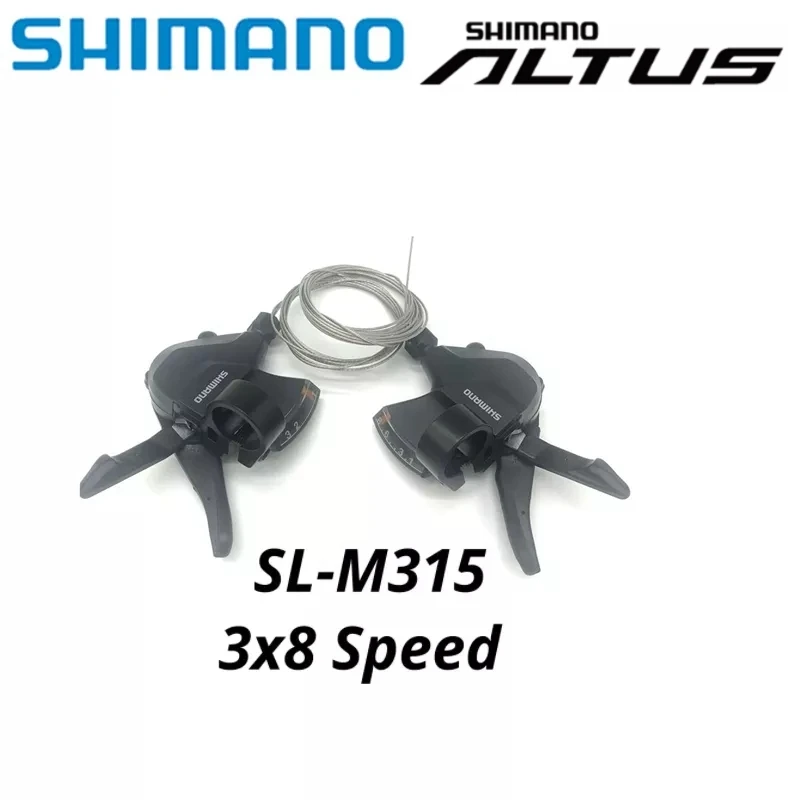 

Shimano Altus SL-M315 Bike shifter lever 3x7 3x8 Speed 21S 24S Shifter Trigger Rapid Fire Plus Shifter Cable M315